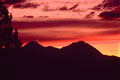 North and Middle Sister at Sunset